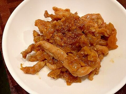 鶏せせりのこってり味噌炒め